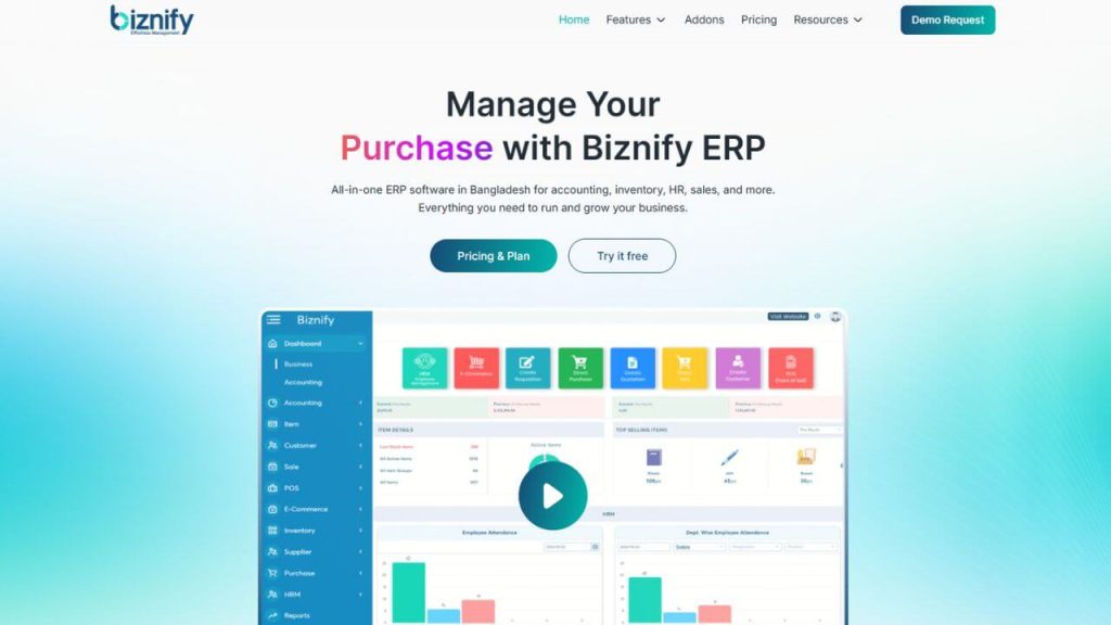 Biznify Screenshot