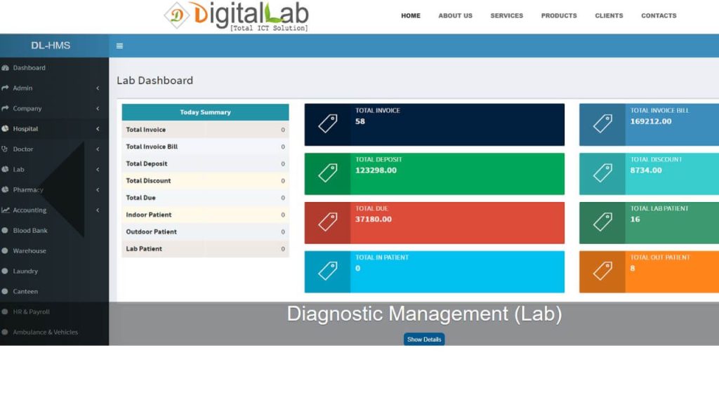 Digital lab Screenshot