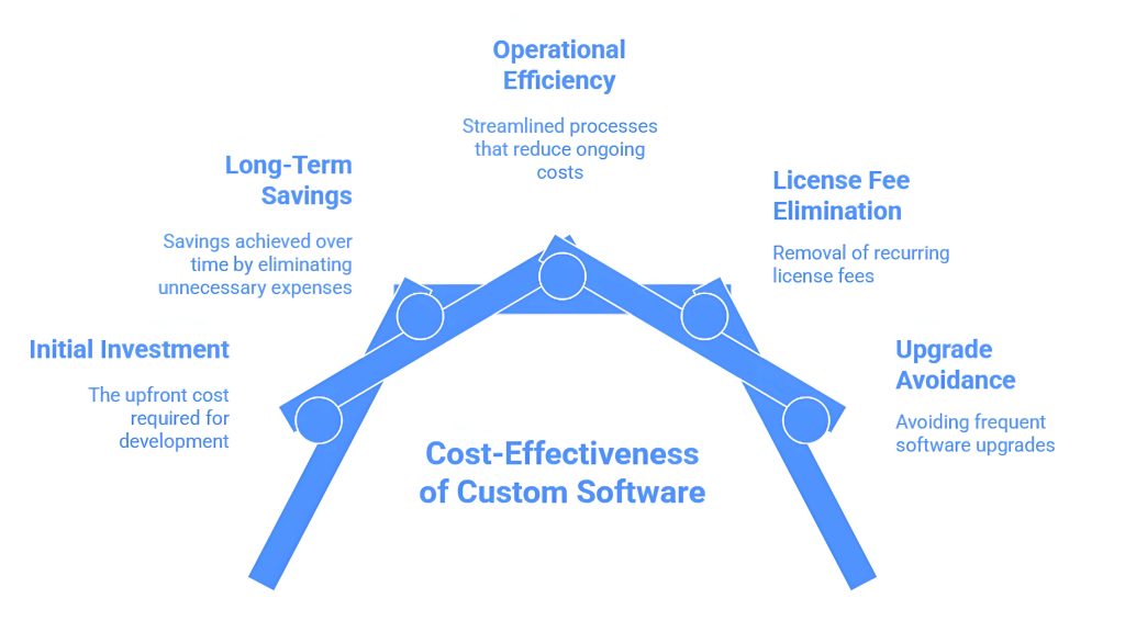 cost effectiveness of custom software