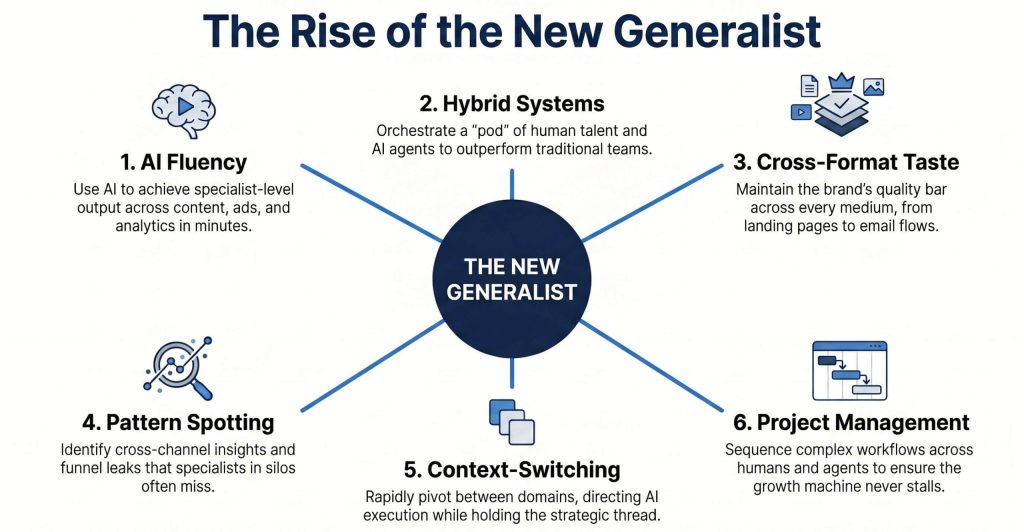 The parts of being a generalist